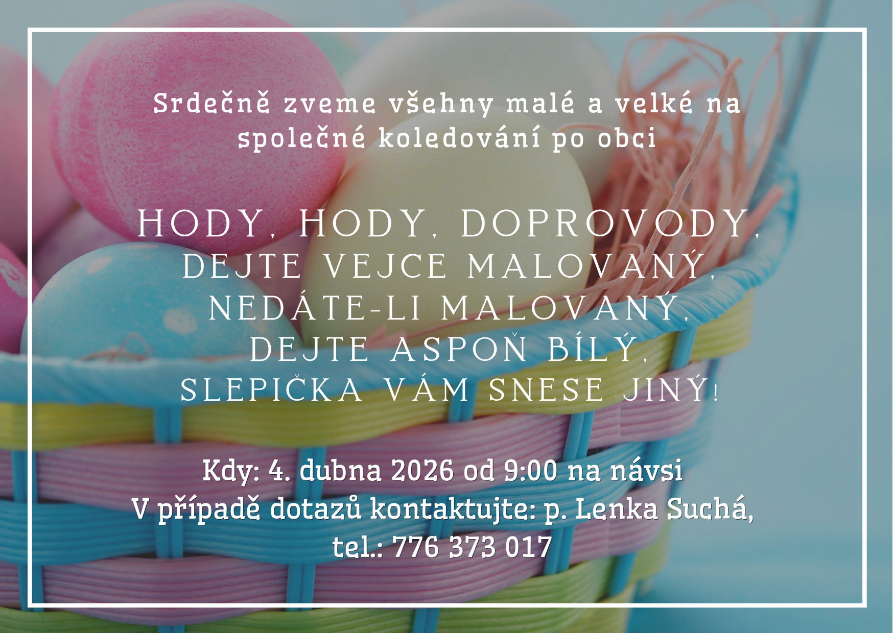 Velikonoční koledování 