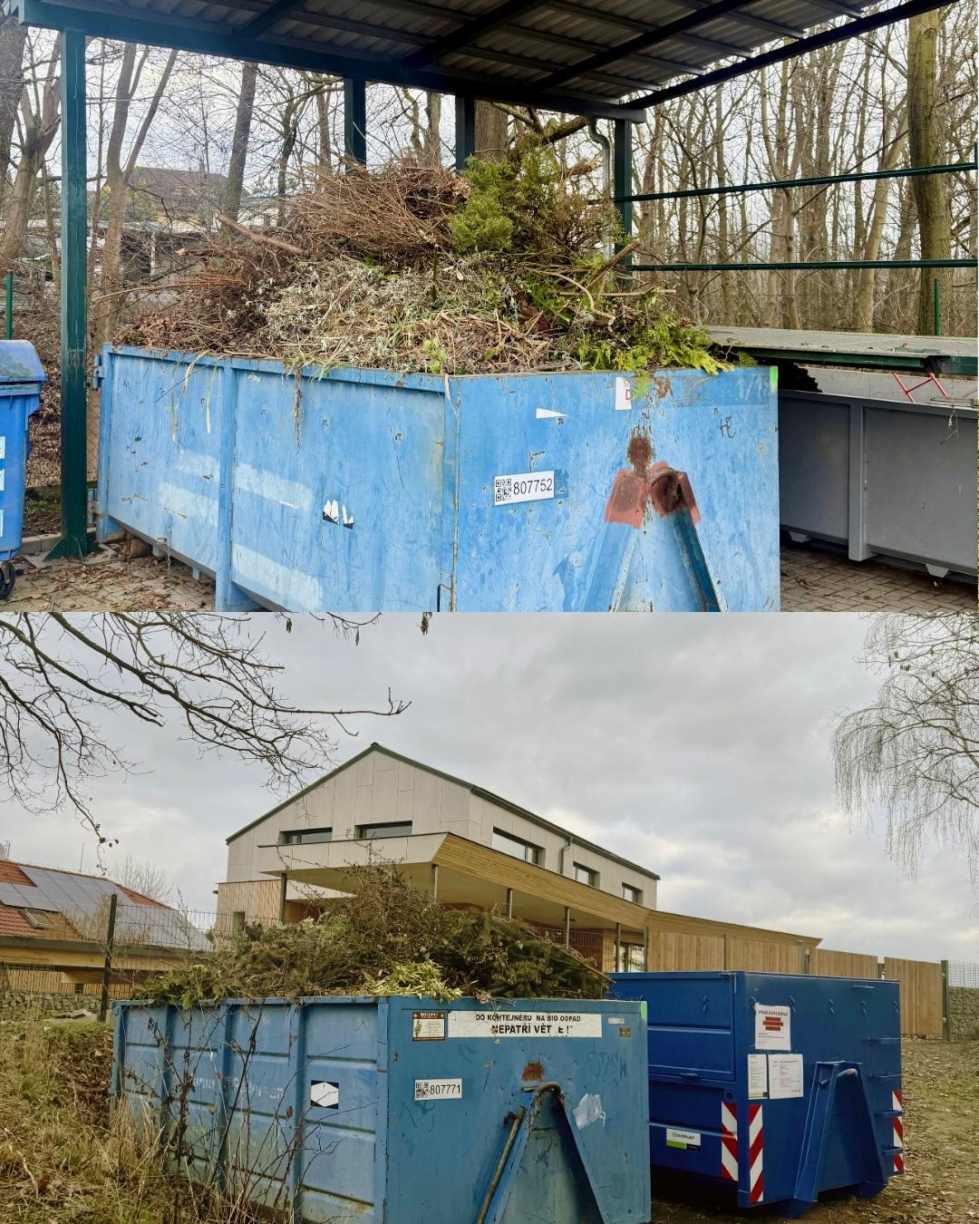 Informace k dopravnímu značení a vývozu bioodpadu